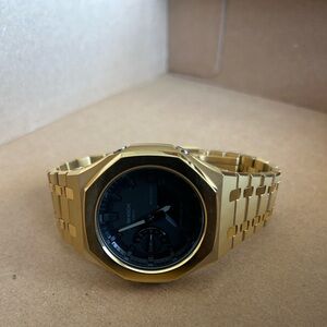 Casio Gold and Black Classic Watch